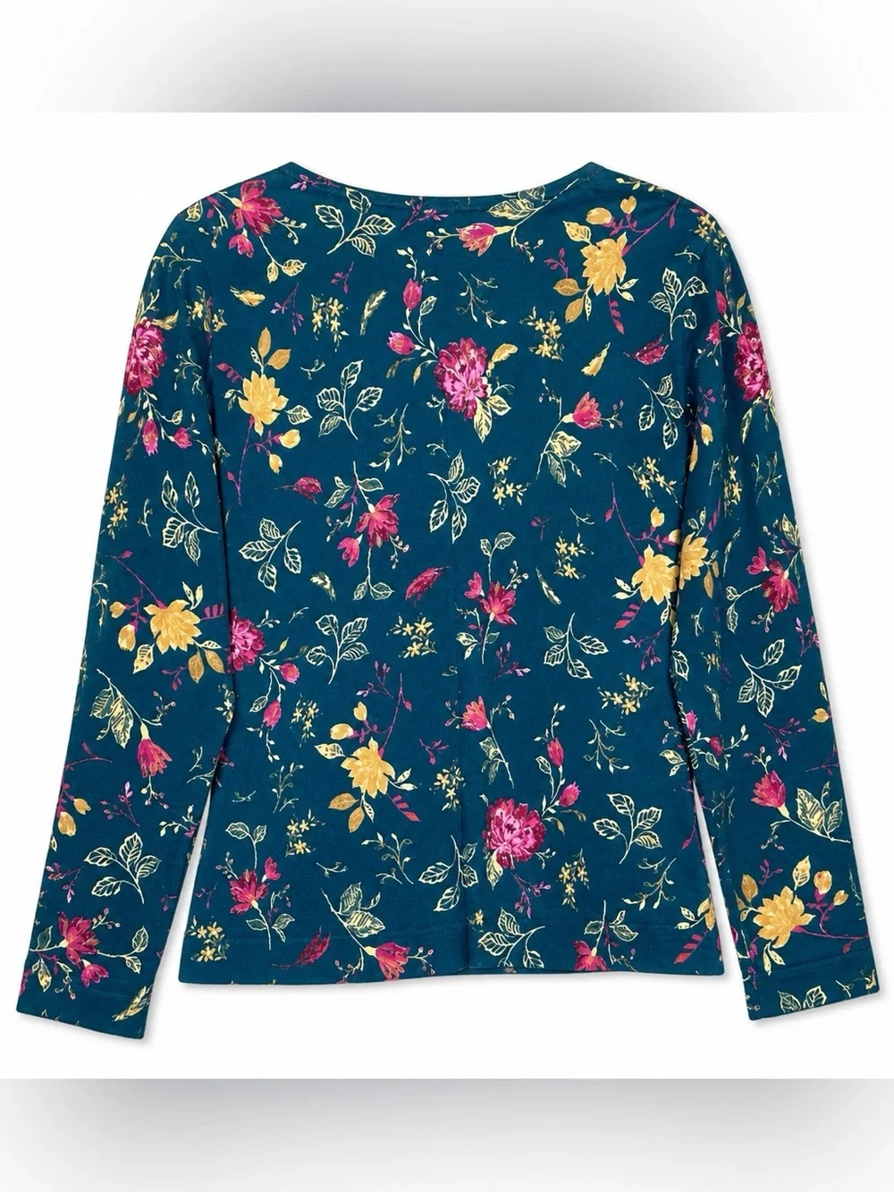 Appleseed's Women Button Front Cottagecore Garden Party Cotton Cardigan, Size XL - Picture 4 of 9